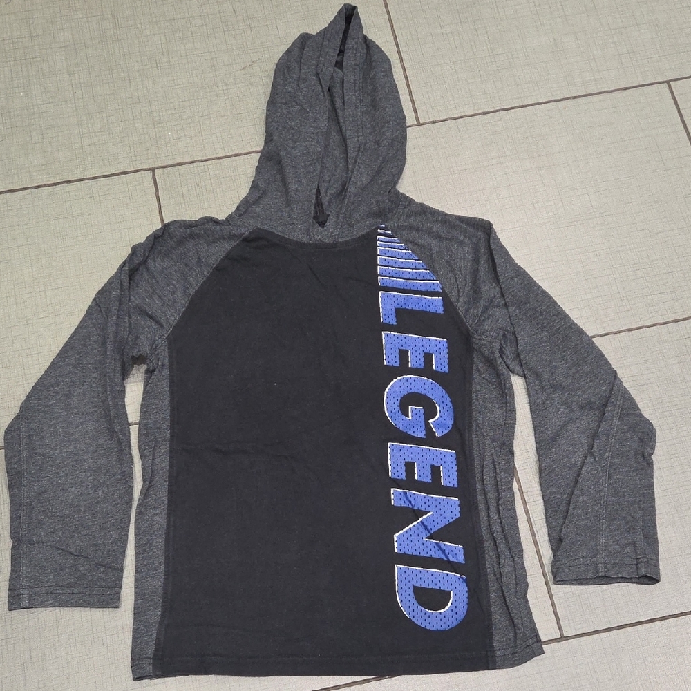 The Children's Place Gray and Black 'Legend' Hoodie